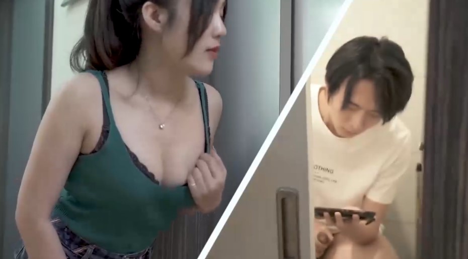 Vừa chơi bắn súng PS4 vừa bắn tinh vào lìn em hàng xóm